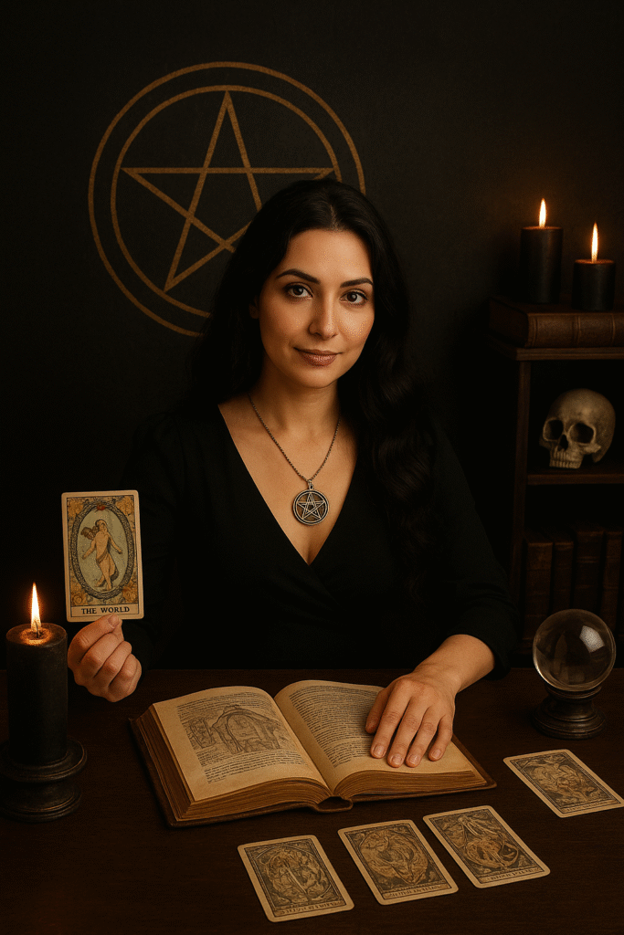 tarot reading and mystical symbols (1)